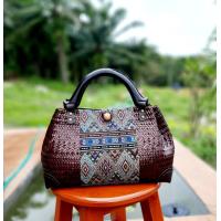 ราคา ขนาด 12 5 8 นิ้ว บุผ้ามีซิป หูไม้กระเป๋าสาน กระจูด กระเป๋าแฮนด์เมด ของฝากของขวัญ ตะกร้าสาน กระเช้าสาน (14645954227)