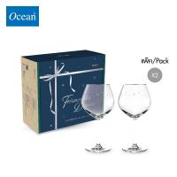 ราคา OCEAN เซตของขวัญ แก้วไวน์ DAZZLING WINE GLASS 635 ML Pack of 2 (22855607349)