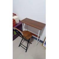 ราคา ชุดโต๊ะเรียน โต๊ะเรียน โต๊ะอ่านหนังสือ โต๊ะโน๊ตบุค พร้อมเก้าอี้พับได้ 2901 3301 (18476391871)