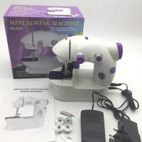 ราคา จักรเย็บผ้าจักรเย็บผ้าขนาดเล็กMini Sewing Machine new step asia รุ่นSM 202A สีม่วง (697222084)