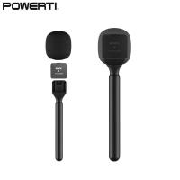 ราคา ขาตั้งไมโครโฟนอะแดปเตอร์มือถือสำหรับการสัมภาษณ์อะแดปเตอร์ติดที่จับไมโครโฟนไร้สายใช้ได้กับ DJI Mic Moma Rode Go Relacart (21910171124)