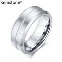 ราคา Kemstone ทังสเตนชุบทองแหวนเหล็กทังสเตน8มม สำหรับผู้ชายแหวนแฟชั่นเครื่องประดับแหวนเหล็กทังสเตนของขวัญ (22029642580)