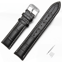 ราคา Citizen Original Band Watch สายคล้อง ของแท้ หนัง Blue Angel Turquoise Airborne Eagle 18 20 22 23mm Steel Middle Gloss Level (20964761903)