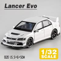 ราคา LEO 1 32 Mitsubishi Lancer Evolution ของสะสมรถของเล่นโลหะผสมรถโมเดล Diecast ของขวัญสำหรับเด็กผู้ชายเด็กผู้หญิง (23129120011)