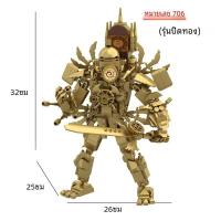 ราคา Skibidi ชุดบล็อกตัวต่อในห้องน้ำสีทองสำหรับผู้ชาย ใหม่ชุดนาฬิกาผู้ชายพร้อมลำโพงลำโพง gutitor คอมพิวเตอร์ของเล่นสำหรับผู้ชายของขวัญคริสต์มาส (23271261039)