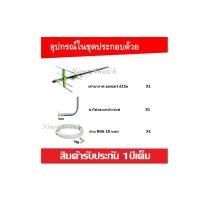 ราคา ชุดเสาอากาศทีวีดิจิตอล SAMART รุ่น D15E ขาโค้งอเนกประสงค์ พร้อมสายตามชุด (22926776756)