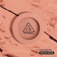 ราคา ของแท้100 Hot 3ce Mood Recipe Face Blush 5g MONO PINK NUDE PEACH ROSE BEIGE 3ce มู้ด เรซิพี เฟซ บลัช (23166170091)