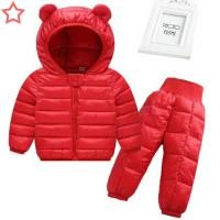 ราคา K80 มีหลายสี ชุดสกีเด็ก ขนเป็ด ลุยหิมะ เสื้อกันหนาว กางเกง Down lightdo kids ส่งทันทีจากไทย (20555109719)