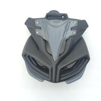 ราคา หน้ากาก M Slaz ทรงMT09 สีเทาใหม่ผลิตจากวัสดุพลาสติก ABS อย่างดีแข็งแรงทนทานติดตั้งง่าย (3745998177)