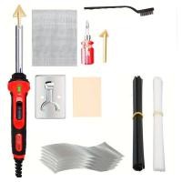 ราคา ชุดช่างเชื่อมพลาสติก100W อุปกรณ์ช่างเชื่อมปืนเครื่องเชื่อมเหล็กพลาสติกพร้อมหัวเชื่อม2หัวชุดซ่อมงานเชื่อมพลาสติกแบบ2 in 1 (23319480283)