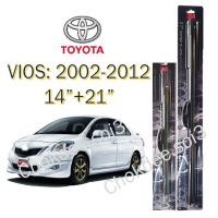 ราคา ใบปัดน้ำฝน VIOS ที่ปัดน้ำฝน VIOS 3M 14 21 Wiper Blade Silicone Type TOYOTA VIOS 2002 2012 (3050882774)