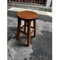 ราคา เก้าอี้ไม้ เก้าอี้สตูล กลม เก้าอี้วินเทจ ไม้จามจุรี 2 ขนาด สีไม้ธรรมชาติ เก้าอี้เล็ก ม้านั่ง เก้าอี้เดี่ยว (22717416293)