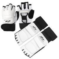 ราคา ถุงมือเทควันโด MMA สนับแข้งผู้ใหญ่เด็กสนับแข้งมวยครึ่งนิ้วมือ (23267886886)