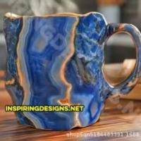 ราคา Cross border Amazon New Mineral Crystal Coffee Mugs Novelty Coffee Cups Mugs 241101 (23060885196)