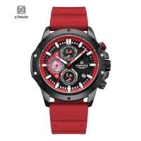 ราคา NAVIFORCE กีฬานาฬิกาสําหรับชายทหารกันน้ําควอตซ์ Chronograph คุณภาพสูงชายสายยางนาฬิกาข้อมือ Reloj Hombre (23247007943)