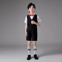 ราคา ชุดสูทเด็กผู้ชายชุดออกงานเด็กลายดอกไม้ชุดเอี๊ยมกางเกงการแสดงเปียโนชุดการแสดงจบการศึกษาอนุบาลท่องขับร้อง (21868835305)