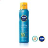 ราคา พร้อมส่ง Nivea Sun Spray นีเวีย ซัน กันแดดผิวกาย โพรเท็คแอนด์ดราย ทัช รีเฟรชชิ่ง ซัน สเปรย์ SPF50 200mL (17742210671)