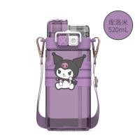 ราคา Sanrio ขวดน้ํา ถ้วยปากคู่ น่ารักถ้วยสี่เหลี่ยม Kuromi พลาสติก water bottle (22803677295)