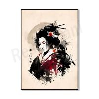 ราคา วินเทจญี่ปุ่นซามูไร Bushido เกราะเกอิชาดาบนินจาโปสเตอร์ศิลปะผ้าใบจิตรกรรมพิมพ์รูปภาพตกแต่งบ้าน (20249576525)