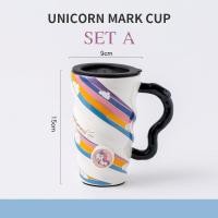 ราคา แก้วกาแฟ แก้วเซรามิค เหมาะกับชาวออฟฟิตนักเรียนนักศึกษา ของขวัญ แก้วม้ายูนิคอนม้าบิด 3มิติ ฝาเลื่อนได้ สวยและดูแพงมากๆๆๆๆมากเวอร์ๆๆๆๆ (8882086208)
