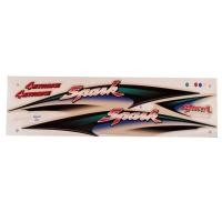 ราคา สติ๊กเกอร์ติดรถมอเตอร์ไซด์ สำหรับ YAMAHA SPARK110 สีเงิน (202895299)