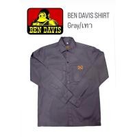 ราคา Ben Davis เสื้อเชิ้ตเเขนยาว ปักโลโก้ (21970273239)