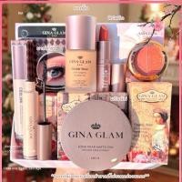 ราคา เซ็ตของขวัญ เซ็ตแต่งหน้า ชุดเครื่อง ส ำ อา งค์ จีน่าเกลม GINA GLAM Make up Set 5 ชิ้น แป้งพัฟ รองพื้น ลิป มาสคาร่า บ ลัช ออน (22586409884)