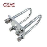 ราคา No Questions Asked Refund 100x100mm Zinc Trailer Axle Fish Plate U Bolt Leaf Spring Clamp For 50 Or 60mm Axle Camper Ute Caravan Accessories Parts (21788562852)