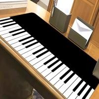 ราคา 2024 Hot Vintage Music Notes Piano Gaming Mouse Pad PC Laptop Gamer Mousepad Anime Antislip Mat Keyboard Desk Mat for Overwatch (22555367248)
