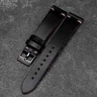 ราคา Handmade Ultra Thin ของแท้ หนัง นาฬิกาสําหรับโบราณ Seiko งานฝีมือ Water Ghost 18 19 20 22 มม ความหนาปานกลาง (11988246334)