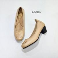 ราคา รองเท้าคัทชูเพื่อสุขภาพเท้า รองเท้าหุ้มส้นเพื่อสุขภาพเท้า สวยหรูไม่กัดเท้า (20351571637)