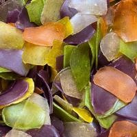 ราคา ขายดี ข้าวเกรียบ สมุนไพรผักผลไม้ แบบดิบ ไว้สำหรับทอด ข้าวเกรียบรวมรส มีหลายสี มี 5 รสชาติ (21725960046)