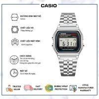 ราคา Casio watch นาฬิกา casio นาฬิกา ผู้ชาย นาฬิกาข้อมือ casio นาฬิกาข้อมือกันน้ำ นาฬิกาดิจิตอล สายเรซิ่น รุ่น F 91W Black (22480368796)