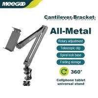 ราคา MeeGooที่วางมือถือ ขาตั้งโทรศัพท์ แบบหนีบยึดโต๊ะ ขาจับมือถือPhone Tablet Holderแขนวางโทรศัพท์ ขาตั้งไอแพด ที่จับมือถือDZ22 (23211334987)