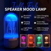 ราคา SWE Dancing Jellyfish Bluetooth speaker mood light LED night light birthday girlfriend classmate wife children christmas day gift (23126610373)