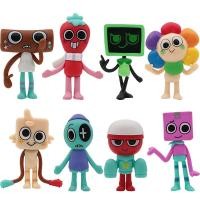 ราคา 8Pcs Set Dandys World PVC Action Figure Toy Cartoon Dandy World Horror Game Model Doll Figurines Kids Gift (23307624584)