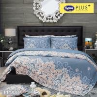 ราคา ผ้าปูที่นอน Satin Plus ใหม่นุ่มมาก ซาตินพลัส รหัสสินค้า PP008 ลายดอกไม้ เทา สีน้ำตาล ขนาด 3 5 5 6 ฟุต ไม่รวมผ้านวม สำหรับที่นอน 14 นิ้ว Solidนุ่มมาก (15940458507)