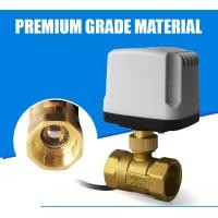 ราคา บอลวาล์วไฟฟ้า กันน้ำ ไม่ลดแรงดัน 3 สาย 2สาย 220V 12V 24V 1 2 2 เปิดปิดเอง อัตโนมัติ motorized Electric ball valve (20802311871)