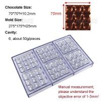 ราคา Chocolate Bar Polycarbonate Chocolate Molds Heart Sphere Bonbons Candy Professional Acrylic Confectionery Baking Pastry Utensils (22855673566)
