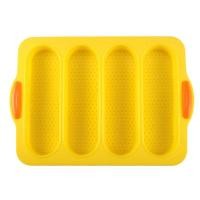 ราคา Silicone Loaf Pan Baking Pan for Baking French Baguettes Hot Dog BunsNonstick Easy Clean Heat Resistant (21165096414)