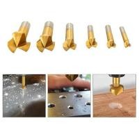 ราคา 6Pcs Round Shank 3 Flute 90 Degree HSS Chamfer Chamfering Cutter End Mill Tool Countersink Drill Bit Set (22032108921)