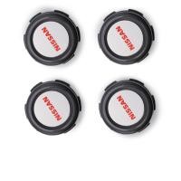 ราคา ฝาดุมล้อ แท้ ฝาครอบล้อ ฝาดุมล้อ ฝาครอบดุมล้อ จำนวน 4ชิ้น สีดำ Nissan 720 Big m D21 Hardbody Frontier นิสสัน บิ๊กเอ็ม ปี 1990 1997 2ประ 4ประตู Center Hub Wheel Cap (5988152219)