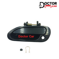 ราคา Doctor Car มือเปิดประตูนอก ประตูหน้าซ้าย สีดำ ฮอนด้า แอคคอร์ด งูเห่า Honda Accord 1997 2002 (5013594136)
