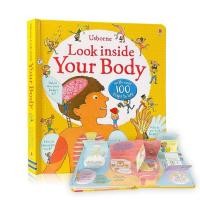 ราคา หนังสือภาษาอังกฤษ Usborne Look Inside Your Body Lift The Flap Interactive Montessori Education Board Book English Children Book Bedtime Reading Storybook for Kids Early Reading Learning สามมิติ นิทานภ