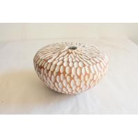 ราคา แจกันทรงหัวหอม ขุดข้าง สีขาว ขนาด กว้าง23 สูง13 (17609227048)