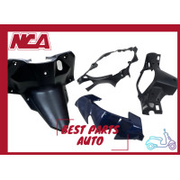 ราคา หน้ากากหน้า หน้ากากหลัง คอนโซลบนดำด้าน หน้ากากบนสี wave 110i 2012 เวฟ 110i เลือกสีได้ เฟรมสี (9810133094)