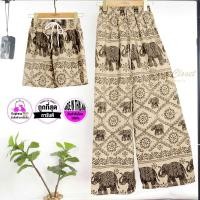 ราคา COM505 TARA Pants กางเกงช้างเอวยางยืด ทรงขากระบอกใหญ่ มีทั้งขายาวและขาสั้น เนื้อผ้าไหมอิตาลีพิมพ์ลาย ผ้าดี ผ้าเบาใส่สบาย (23284123149)