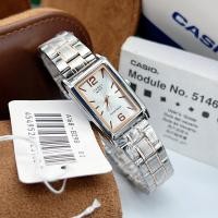 ราคา นาฬิกาข้อมือ CASIO สายเลท หน้าปัดเหลี่ยม เรียบหรู ขนาดหน้าปัด 20 mm พร้อมกล่องฟรี (23264815742)