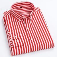 ราคา Men Formal Shirts Fashion Stripe Shirts Men Slim Fit Shirt Formal Shirts Long Sleeve Tops Casual Men Shirts (5068118659)
