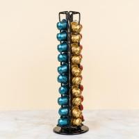 ราคา พร้อมส่ง Myhome24 ชั้นวางแคปซูลกาแฟ ชั้นวาง Nespresso ที่วางกาแฟแคปซูล มี2สี สีดำ สีเงิน Coffee capsule ชั้นวางกาแฟ ใส่กาแฟแคปซูล ได้ 40 แคปซูล หมุนได้ 360 องศา ตกแต่งบ้าน กาแฟ มีเก็บเงินปลายทาง (1436